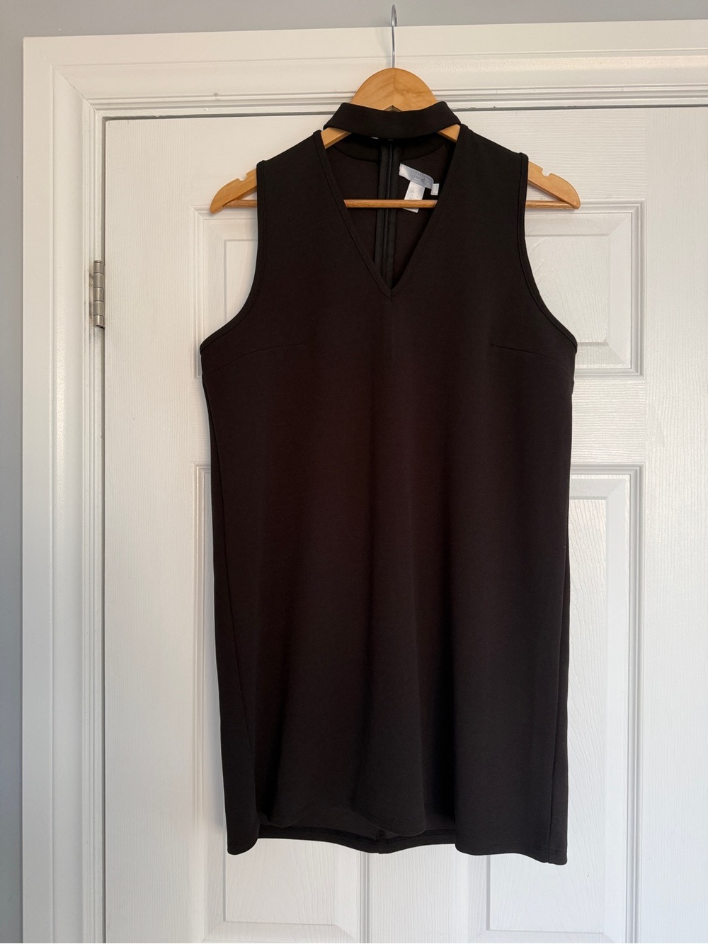 Streetwear Society Black Sleeveless V-Neck Shift Tunic